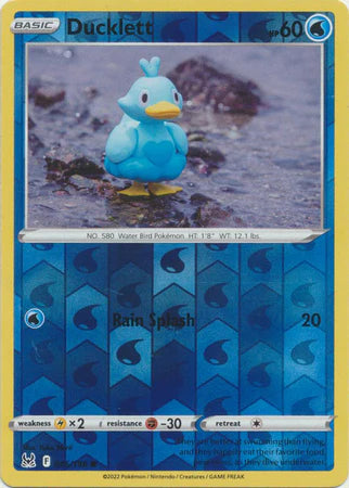 046/196 Ducklett (Reverse Holo) (Lost Origin) Pokemon card (English)