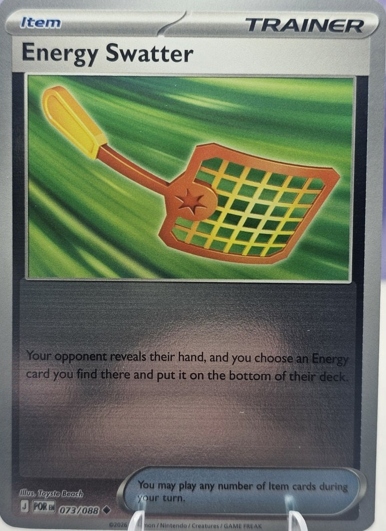 073/088 Energy Swatter (Reverse Holo) (Perfect Order) Pokémon card (English)