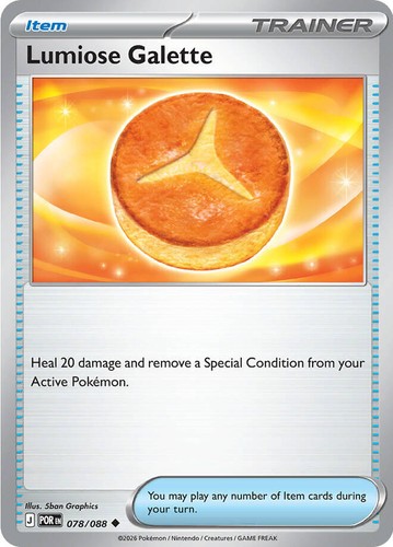 078/088 Lumiose Galette (Perfect Order) Pokémon card (English)