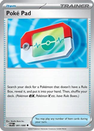 081/088 Poké Pad (Perfect Order) Pokémon card (English)