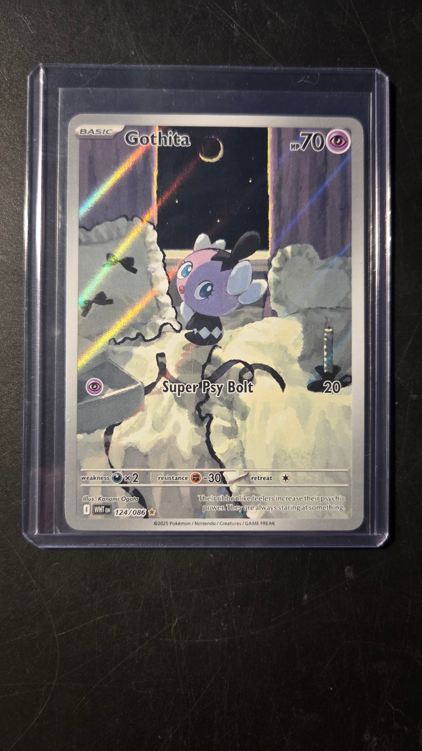 124/086 Gothita (Illustration Rare) (White Flare) Pok€mon card (English)