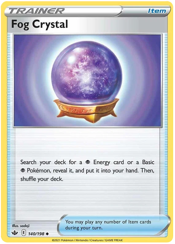 140/198 Fog Crystal (Item) (Chilling Reign) Pokémon card (English)